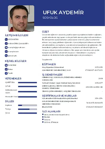 Sosyolog Cv Örnekleri cv indir